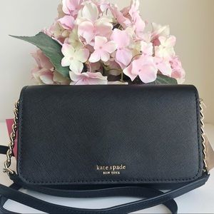 🌸Kate Spade Crossbody Black. Never used